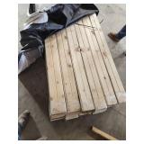 1x8x6 wirebrushed and stained barnwood mix