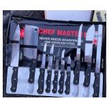 lot of 10  Chef Master  stainless steel knives