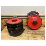 MILWAUKEE M18 FUEL 18V Lithium-Ion Cordless Angler Pulling Fish Tape Powered Base (Tool-Only) with 3 Extra Cartridges (240