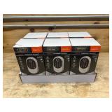 DEFIANT Lot of 6- Round Fingerprint Satin Nickel Electronic Single Cylinder Deadbolts Wi-Fi Enabled Powered by Hubspace