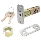 DEFIANT Lot of 6- Round Fingerprint Satin Nickel Electronic Single Cylinder Deadbolts Wi-Fi Enabled Powered by Hubspace