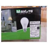 4 Boxes of 4 MaxLite 60W Replacement Light Bulbs