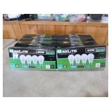 4 Boxes of 4 MaxLite 60W Replacement Light Bulbs