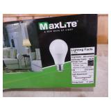 4 Boxes of 4 MaxLite 60W Replacement Light Bulbs