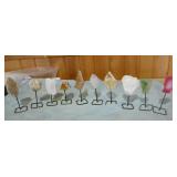 Crystals and Stone Angels on Stands