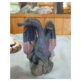 Wizard Candle Holder and 2 Dragons