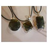5 Labradorite Pendant Necklaces