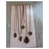 5 Labradorite Pendant Necklaces