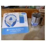Wireless Headphones and Tumbler