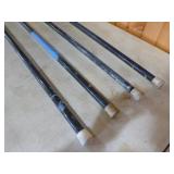 4 Zipwall Dust Barrier Poles