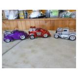 3 Die Cast Muscle Cars