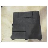 Black Mosaic Hard Plastic Tiles