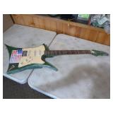 Homemade Electric Guitar with Washboard