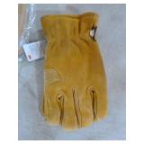 6 Pair of Cordova Premium Leather Cowhide Work Gloves