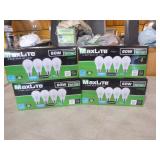 4 Boxes of 4 MaxLite 60W Replacement Light Bulbs