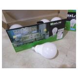 4 Boxes of 4 MaxLite 60W Replacement Light Bulbs