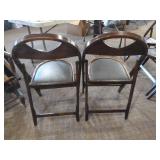 6 Vintage Brentwood Style Folding Chairs