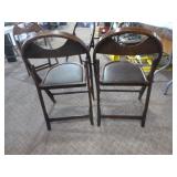 6 Vintage Brentwood Style Folding Chairs