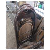 6 Vintage Brentwood Style Folding Chairs