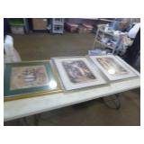 3 Framed Prints