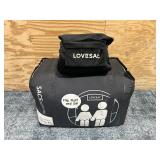LOVESAC MovieSac with Shrink Kit and Cover- Black