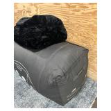 LOVESAC- The BigOne with Shrink Kit and Cover- Black