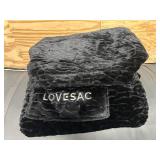 LOVESAC- The BigOne with Shrink Kit and Cover- Black