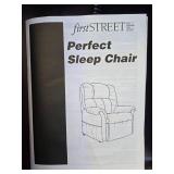 First Street Perfect Sleep Recliner Chair with Remote
