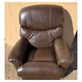 Brown Leather Recliner Chair