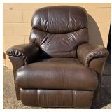 Brown Leather Recliner Chair