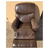 Brown Leather Recliner Chair