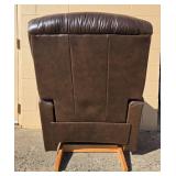 Brown Leather Recliner Chair