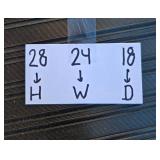 Bretford AV Cart with Casters - 28" H x 24" W x 18" D