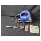 Tool Source 44-Piece Ratchet Screwdriver Set and Benchtop Pro Jigsaw with Scissors and Accessories