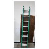 Keller Medium Duty 16 ft Fiberglass Extension Ladder
