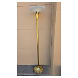 Vintage Brass Floor Lamp