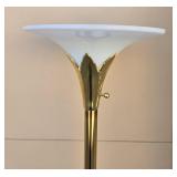 Vintage Brass Floor Lamp