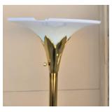Vintage Brass Floor Lamp