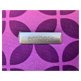 Embark Purple Geometric Rolling Suitcase