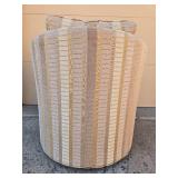 Striped Accent Chair with Matching Cushion