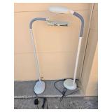 Set of 2 OttLite and Verilux Reading Floor Lamps with Adjustable Arms