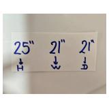 Round Metal Bistro Table with Black Finish