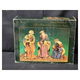 Hand-Painted Porcelain Nativity Set