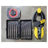 Comprehensive Tool Kit with Drill Bits and Stud Sensor