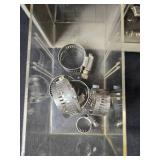 Assorted Hardware Drawer Storage Unit with Various Fasteners and Components