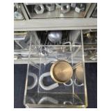 Assorted Hardware Drawer Storage Unit with Various Fasteners and Components