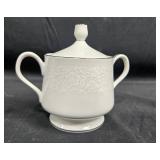 Set of Grace Concerto Fine China Cups with Cream and Sugar Set