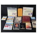 Collection of Books, Page Protectors, and Sleeves