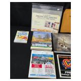 Collection of Books, Page Protectors, and Sleeves