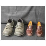 Set of 2 Shoes: LaCrosse Rubber Overshoes and Johnston & Murphy Loafers Size 8 1/2